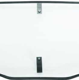 QuadBoss Rear Panel Window Fits 16-22 Polaris General 1000