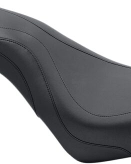 Daytripper Stitched Leather 2-Up Seat - Black