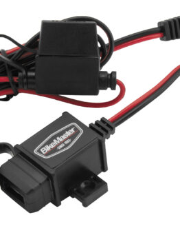 Bikemaster Universal USB Charger Kit w/ SAE Connector Black