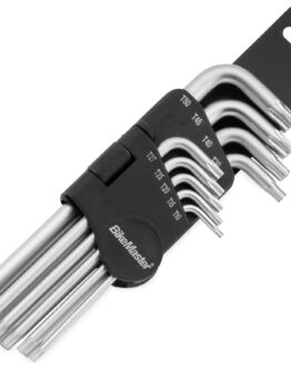 BikeMaster 9-Piece Star Torx L-Wrench Set T10-T50
