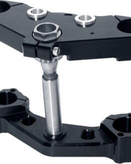 Hawg Halters X23 6 Degree Raked Triple Tree Kit Black For 23in Wheel FLT 14-Up