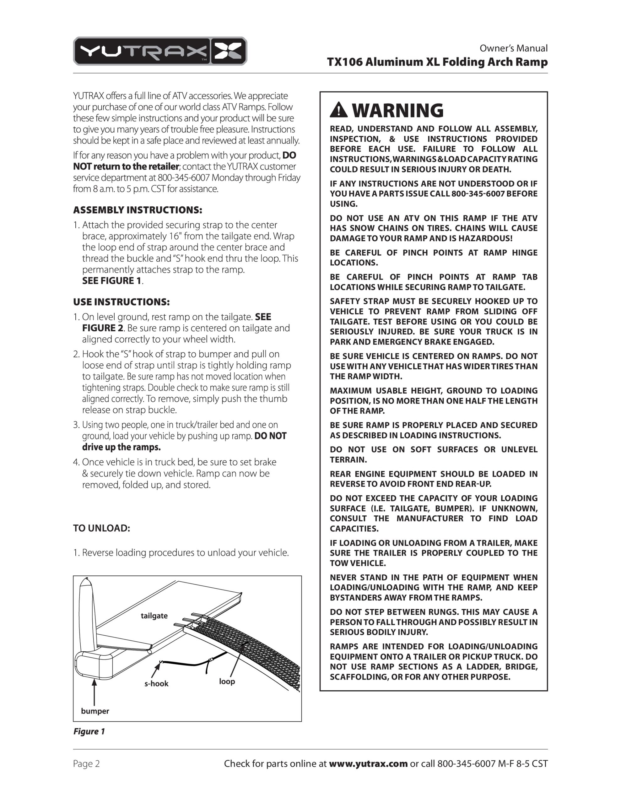 Single Folding Aluminum "XL" Loading Ramp - 89" Long, 12" Wide - Image 3