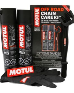 MOTUL Offroad Chain Care Kit with Cleaner, Lube, and Brush