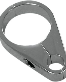 Drag Specialties Cable Clamp Chrome 1-1/4 in Single Cable