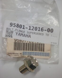 Yamaha Flange Bolt 95801-12016-00 Superseded to 95811-12016-00