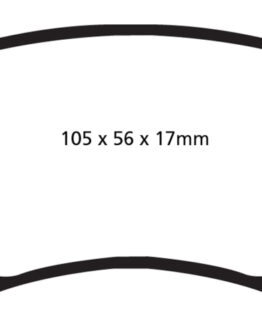 EBC Yellowstuff Rear Brake Pads Semi-Metallic DP42004R Fits 08-17 VW Passat CC