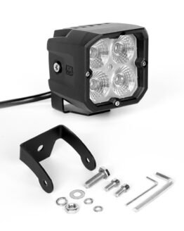 XK Glow XKchrome 20w LED Cube Light w/ RGB Accent Light - Flood Beam