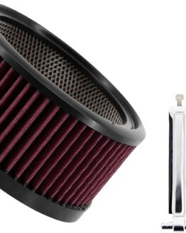 Trask Big Power Filter Kit Chrome For Assault Charge Air Cleaners