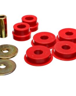 Red Rear Differential Bushing Set Fits 03-05 Mitsubishi Lancer EVO 8