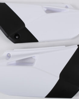 Acerbis Side Panels White Plastic 2pc Fits 15-20 Yamaha YZ85