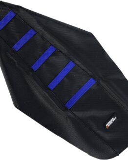 Black/Blue Ribbed Seat Cover