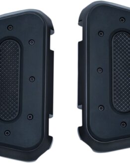 Kuryakyn Heavy Industry Knurled Passenger Floorboards Black