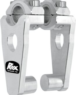 ROX SPEED FX Elite Pivoting Handlebar Risers 3.5in Chrome Pair