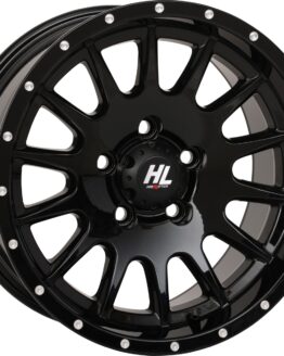 High Lifter HL25 15x7 Black Wheel 4/137 4+3 Offset Front/Rear