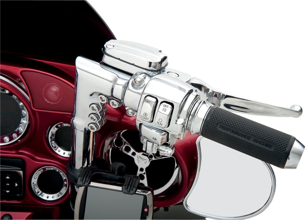 Drag Specialties Chrome Handlebar Switch Housing Kit For Harley Touring - Image 3