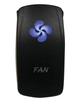 DragonFire Lighted Fan On/Off Switch Blue
