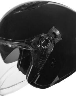 GMAX OF-87 Open Face Helmet with LED Black Large