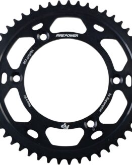 Fire Power Rear Steel Sprocket 51 Tooth Black For Kawasaki KLX125/KLX125L