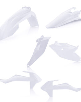 Acerbis Plastic Kit White For 18-24 KTM SX85, 21-24 GasGas MC85