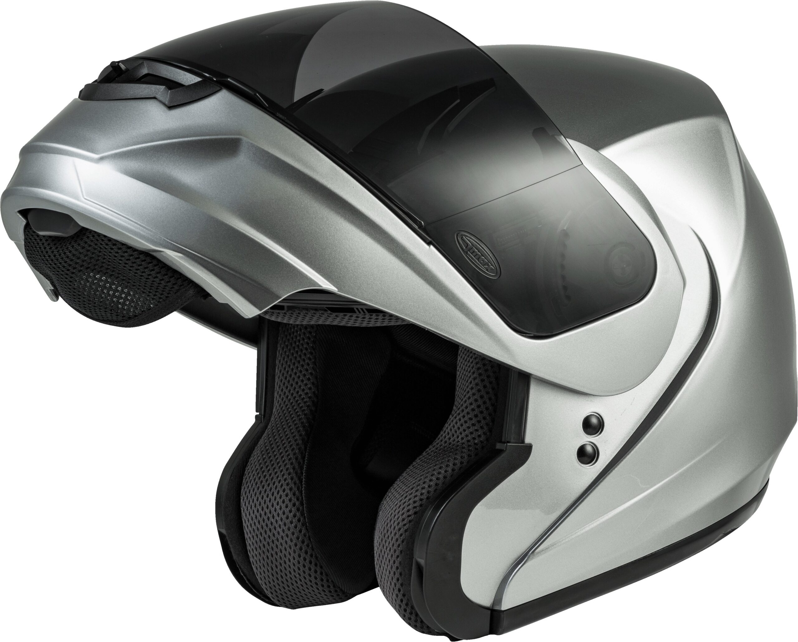 GMAX MD-04 Modular Helmet Metallic Silver 3X-Large - Image 4