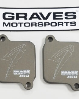 Graves Smog Block Off Plates Fits GSXR1000 01-18, GSXR600/750 00-05