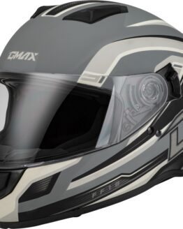 GMAX FF-18 Drift Helmet Matte Grey/Silver/Black Medium