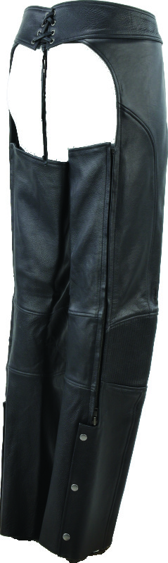 Kuryakyn Sierra Leather Chaps Black Women's Small - Image 4