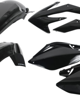 Acerbis Black Plastic Kit 6pc Fits 06-09 Honda CRF250R