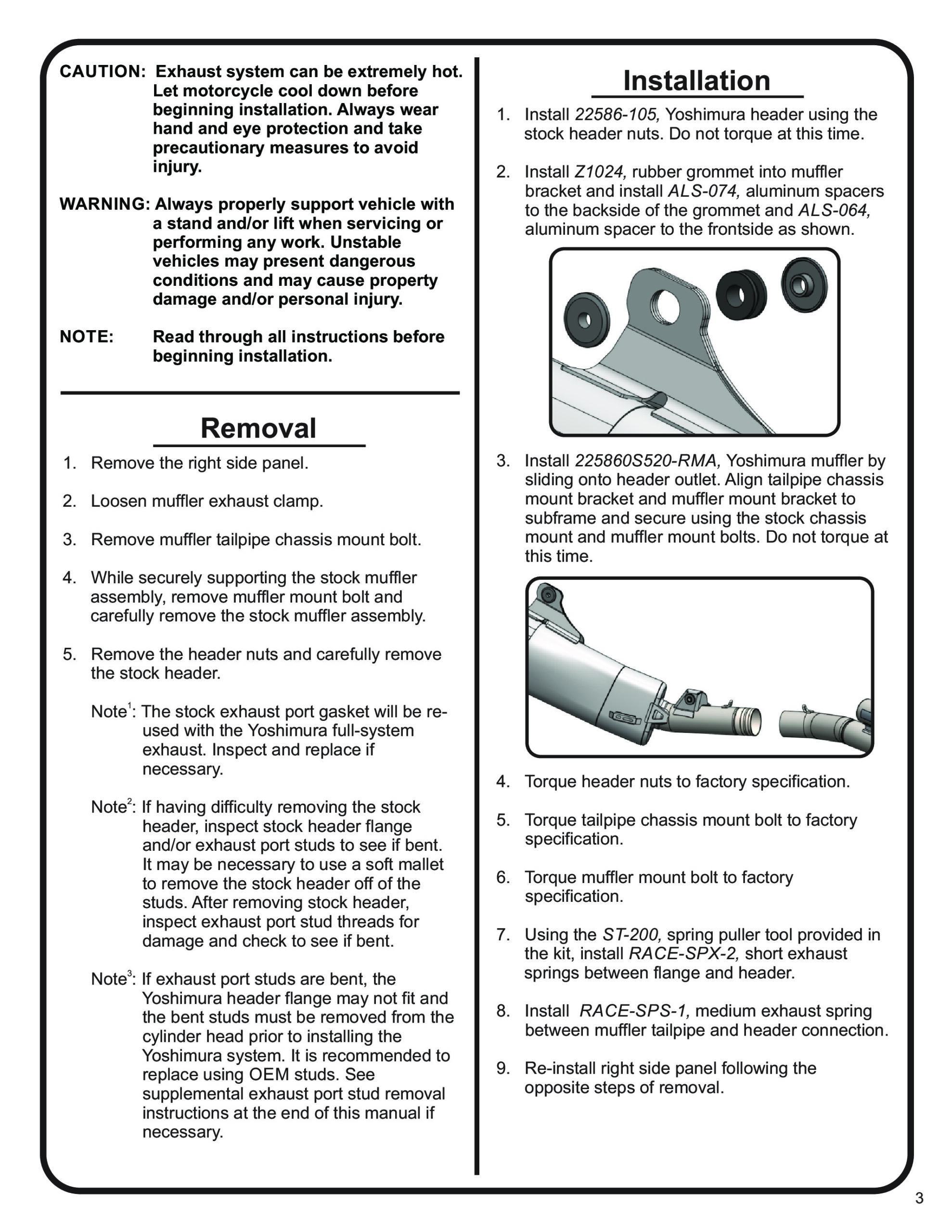 Yoshimura RS-12 Full Exhaust System Stainless/CF Tip Fits 2025 CRF450R/RX - Image 4
