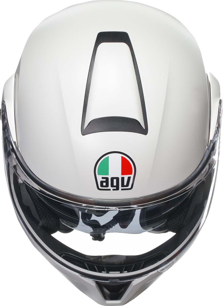 AGV Streetmodular Mono Matte White Helmet Medium - Image 3