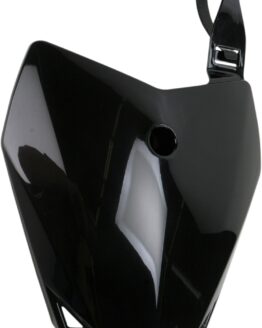 UFO Front Number Plate Black For Kawasaki KLX110