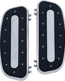 Kuryakyn Heavy Industry Knurled Driver Floorboards Chrome