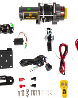 Open Trail 4500LB Winch with Synthetic Rope and Wireless Remote