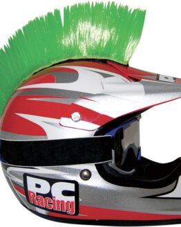 PC Racing Bright Green Helmet Mohawk