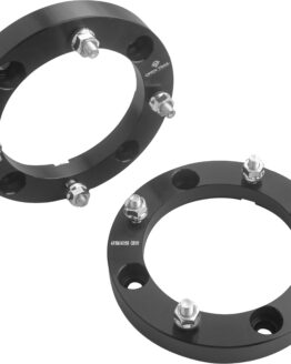 Open Trail 1in Wheel Spacer 4/156 Black Pair with 3/8 x 24 Studs