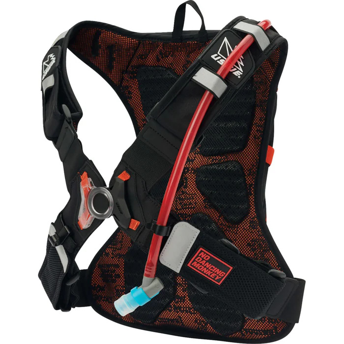 USWE Moto Hydro Hydration Pack 4L Black/Factory Orange - Image 3