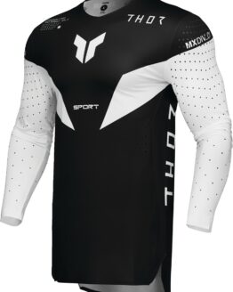 Thor Sportmode Strike Jersey Black/White Men's Large