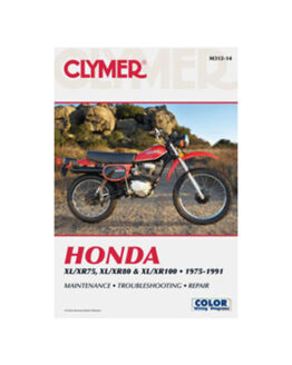 Clymer Repair Manual for Honda XL/XR75-100 1975-1991