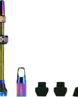Iridescent 44mm Tubeless V2 Presta Valve Stems (Pair)