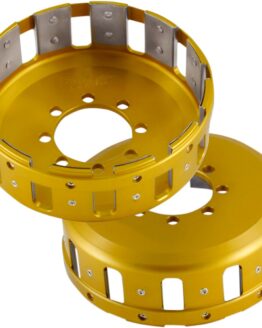 Gold Billet Clutch Basket