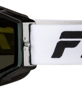 FLY Racing Zone Elite Snow Goggle White/Black Gold Mirror
