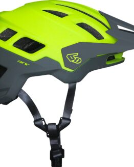 6D ATB-2T Ascent Bicycle Helmet XL/2XL Matte Fluorescent Yellow Gray