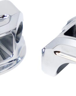 Kodlin Perch Clamps Brake/Clutch Chrome Pair For Harley-Davidson