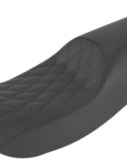 Profiler Lattice Stitched 2-Up Seat - Black