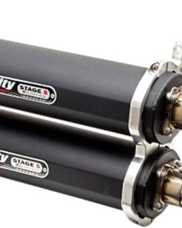 Stage 5 Full Exhaust - Dual Black Mufflers
