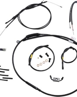 Extended Black Control Cable Kit for 14" T-Bar Bars