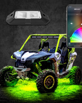 XKGLOW XKchrome 8pc RGB Rock Light Kit w/ Bluetooth App Control