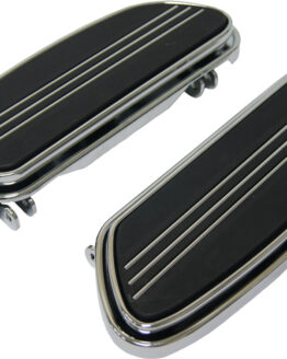 HardDrive Sweeper Floorboard Kit Chrome For Harley FLST 86-17, FLT 84-Up