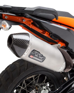 Yoshimura RS-4 Slip-On Exhaust CF Cap Fits 19-23 KTM 690/790/890, 22-23 901