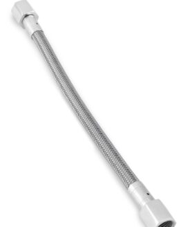 15" AN -6 Flare Universal Braided Stainless Steel Oil Line